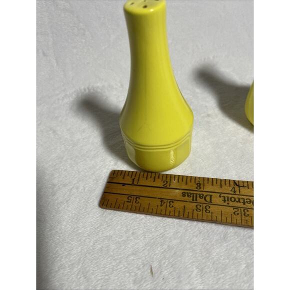 Vtg Salt And Pepper Shaker Set Japan Made Independence Ironstone Heavy Crazing - Picture 6 of 6